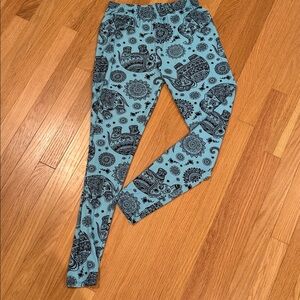 Leggings Depot light teal  Paisley Leggings